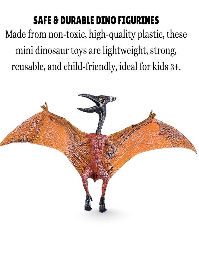 Mallexo Realistic Dinosaur Toys for Kids 12PCs Prehistoric T-Rex Dinosaurs Miniatures Animal Toy for Boys & Girls Birthday Gift for Children Dino Animals Figurine Set Learning Items - Mini Size - Image 2
